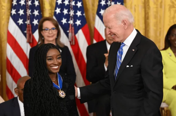 Simone Biles Makes History as the Youngest to Receive the Presidential Medal of Freedom