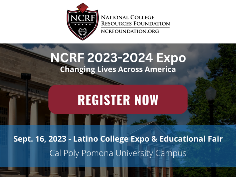 NCRF 20232024 Expo Calendar Latino College Expo