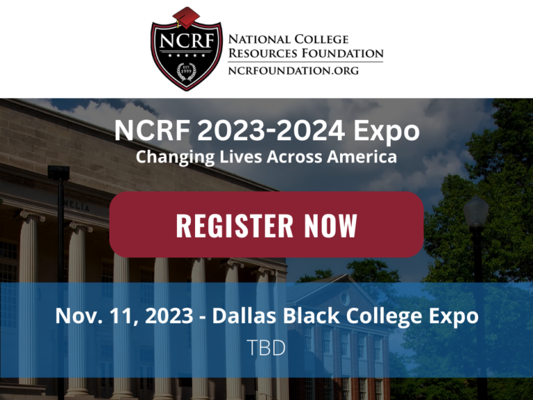 NCRF 20232024 Expo Calendar Dallas Black College Expo