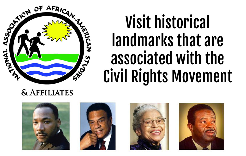 NAAAS event invitation with pictures of civil rights leaders