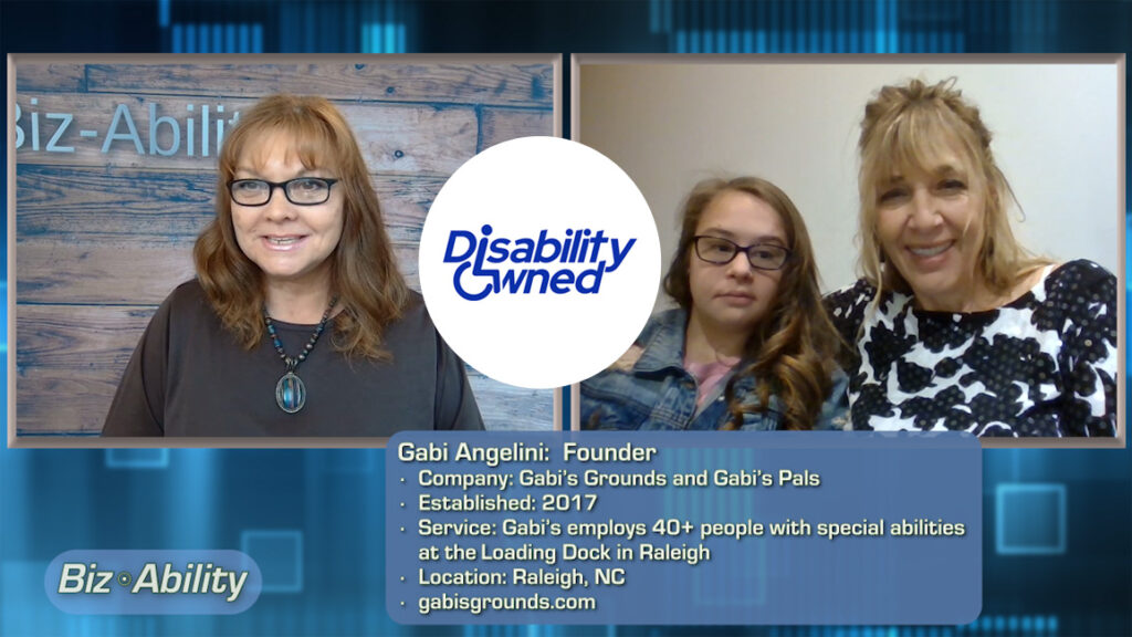 Two female disability-owned business owners