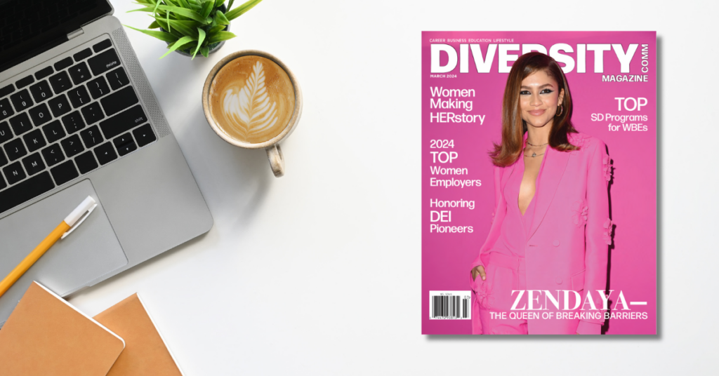 DiversityComm Magazine Unveils Multi-Cultural Women's Issue Featuring Zendaya: "The Queen of Breaking Barriers"